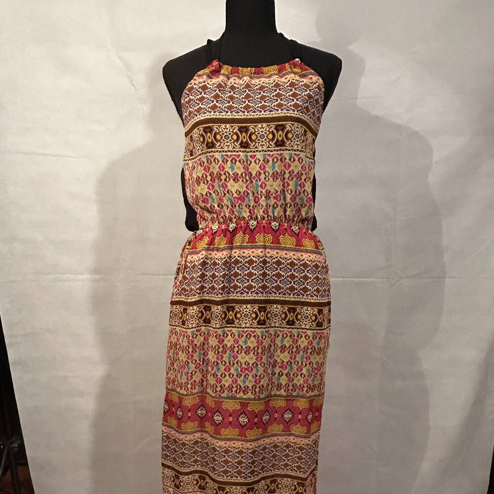 Colorful Rachel and Chloe.Patterned Dress, Size SM.